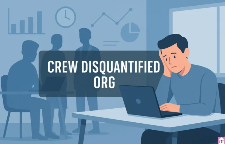 Crew disquantified org